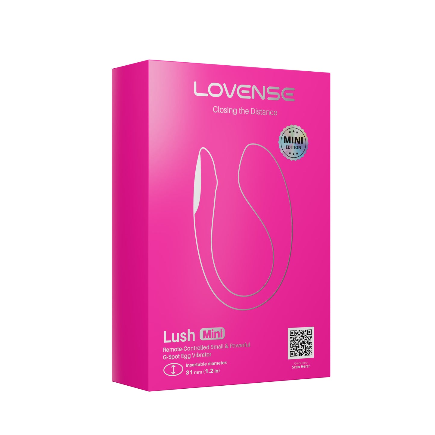 Lovense Lush Mini Remote-Controlled Small & Powerful G-Spot Egg Vibrator