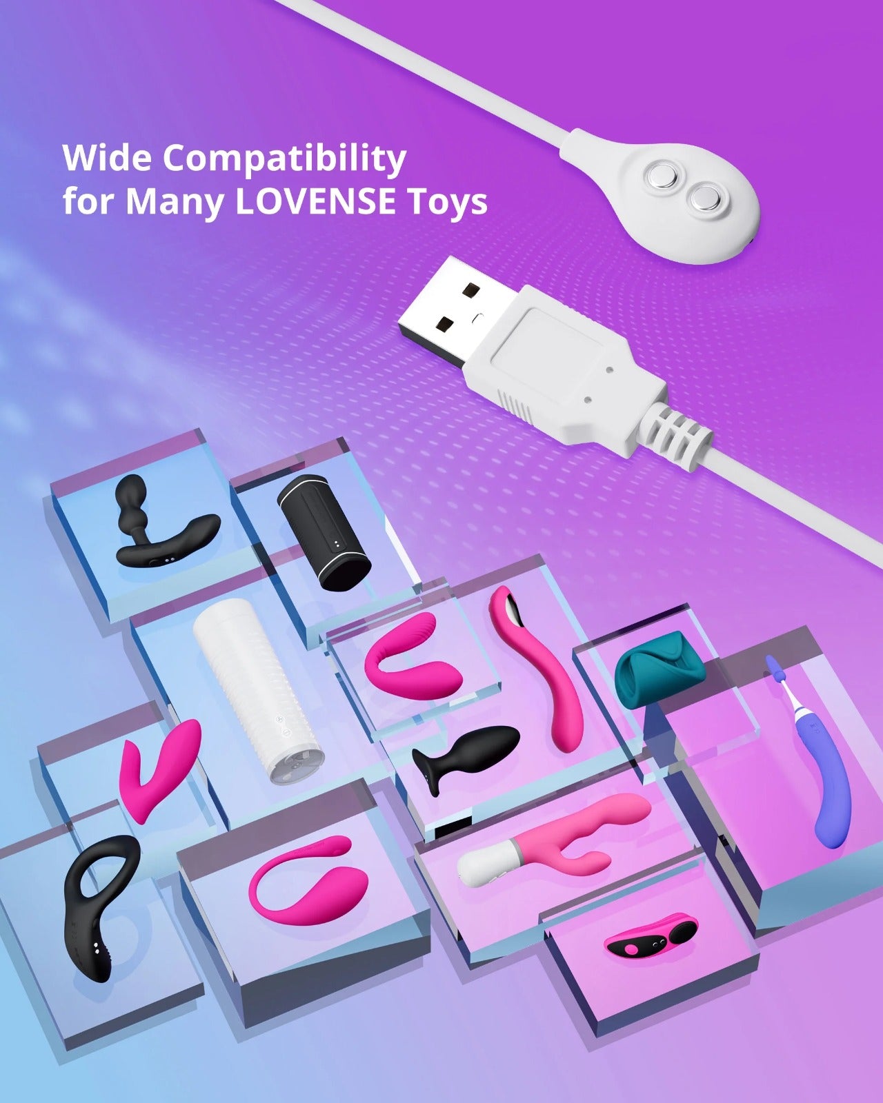 LOVENSE USB magnetic replacement charger cable