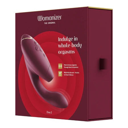 Womanizer Duo 2 Rechargeable Silicone G-Spot and Clitoral Stimulator
