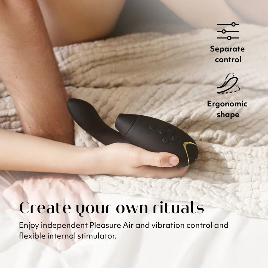 Womanizer Duo 2 Rechargeable Silicone G-Spot and Clitoral Stimulator