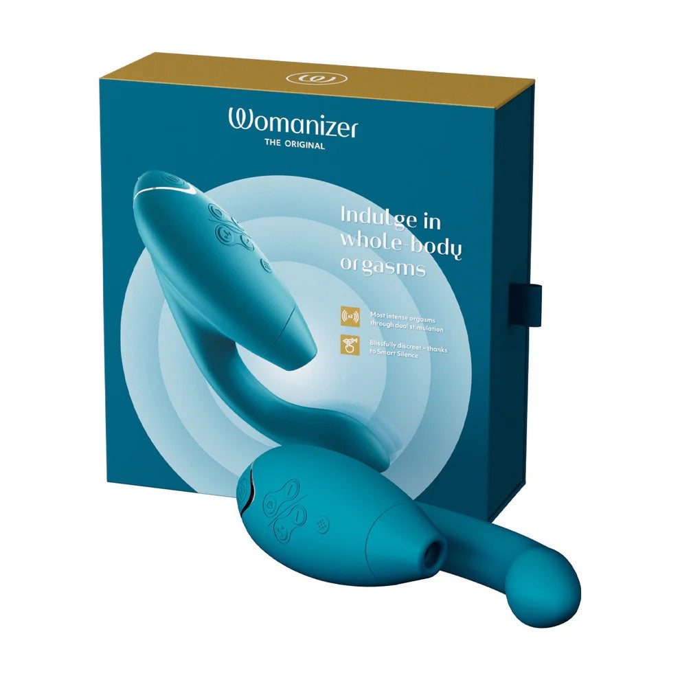 Womanizer Duo 2 Rechargeable Silicone G-Spot and Clitoral Stimulator