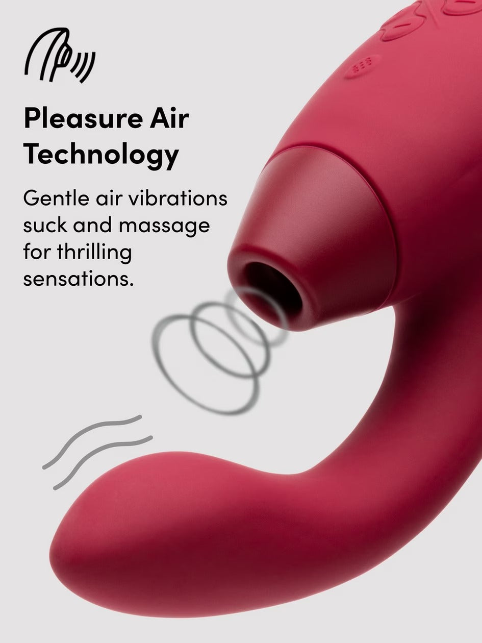 Womanizer Duo 2 Rechargeable Silicone G-Spot and Clitoral Stimulator