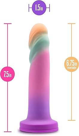 Blush Avant Sunrise Gauze Sherbet Dildo Multicoloured 19 cm