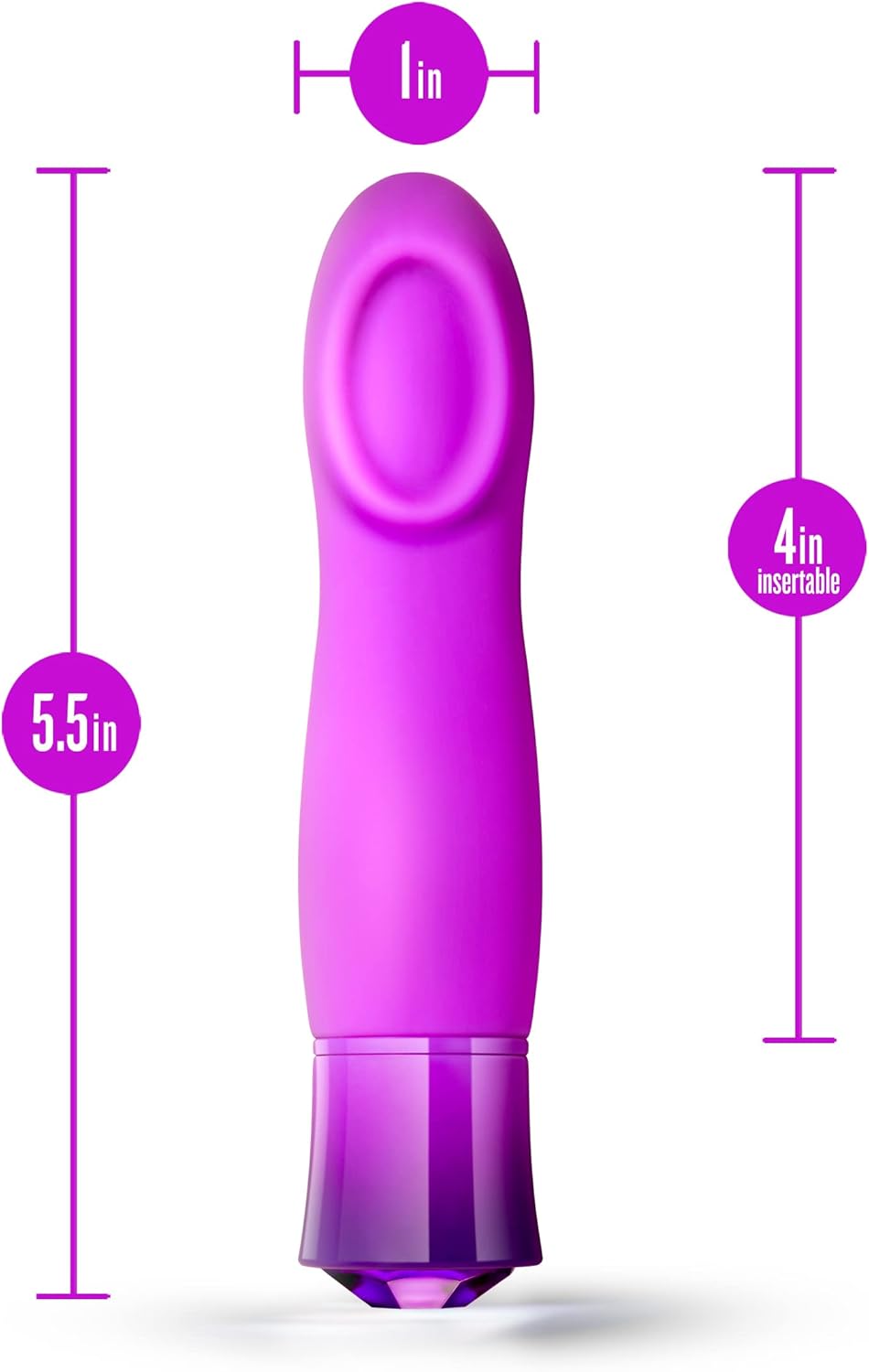 Blush Novelties Oh My Gem - Charm - 5.5Puria Silicone G-Spot Vibrator