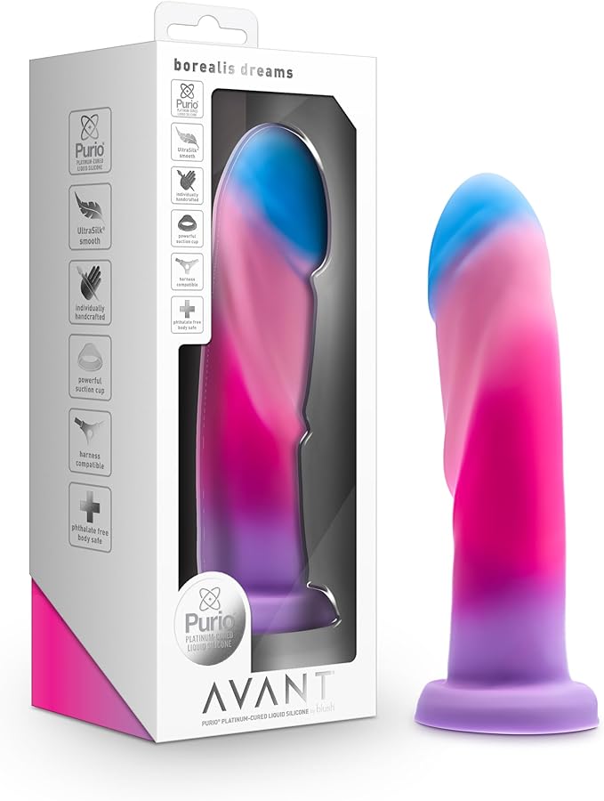 Blush Avant Borealis Dreams Cotton Candy Dildo Multicolor 19.7 cm