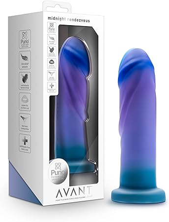 Blush Avant Midnight Rendezvous Ocean Blue Dildo 19.7 cm