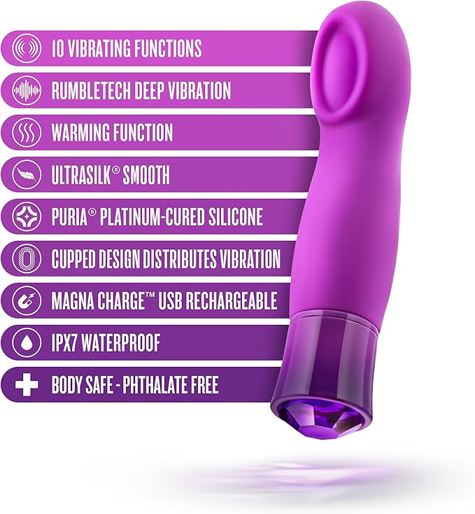 Blush Novelties Oh My Gem - Charm - 5.5Puria Silicone G-Spot Vibrator