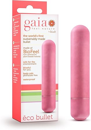 Blush Gaia Eco Rechargeable Bullet Vibrator Coral