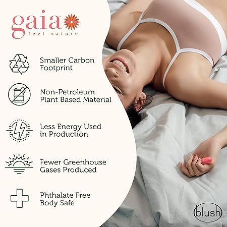 Blush Gaia Eco Rechargeable Bullet Vibrator Coral