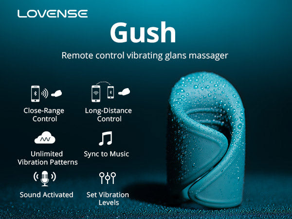 LOVENSE Gush Remote control vibrating tip massager