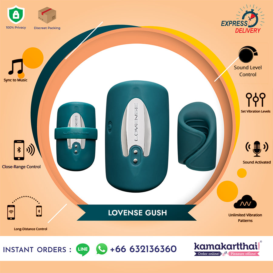 LOVENSE Gush Remote control vibrating tip massager