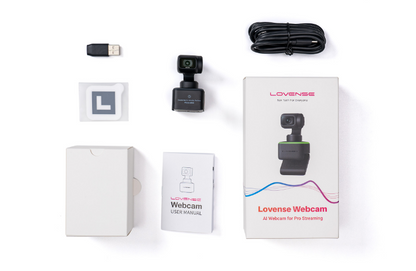 Lovense Webcam เว็บแคม AI 4K สำหรับการสตรีมสด!