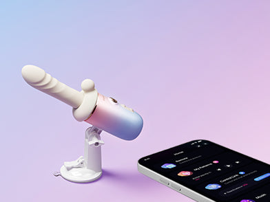 Lovense Spinel - App Control, Multi Attachment - Heating, Thursting  & Vibrating Dildo