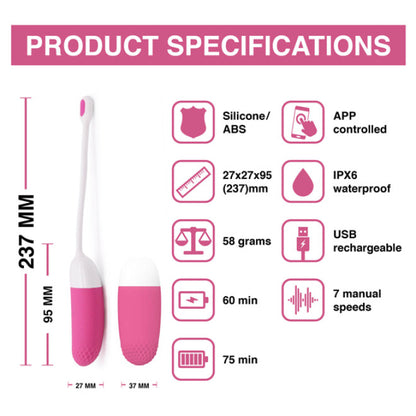 MAGIC MOTION ลูกบอลสั่นกระตุ้นจุดจีของคลิตอริส