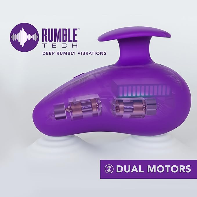 Blush Novelties Wellness Palm Sense - RumbleTech Powered Dual Motor Massager Vibrator