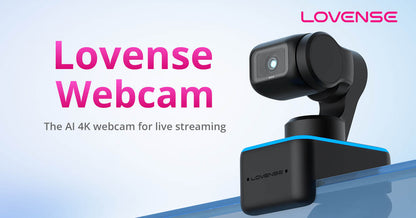 Lovense Webcam เว็บแคม AI 4K สำหรับการสตรีมสด!