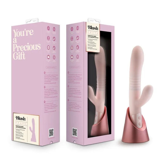 Blush Fraya - PINK - Vibrator With Stimulator