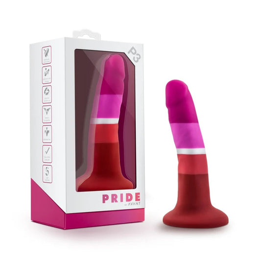 Avant By Blush® | Pride Beauty P3: Artisan 5 Inch Dildo with Suction Cup Base