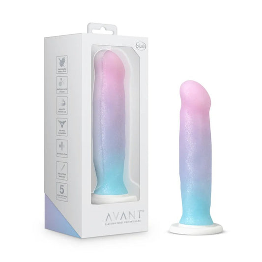 Avant By Blush® | Lucky D17: Artisan 8 Inch Dildo with Suction Cup Base