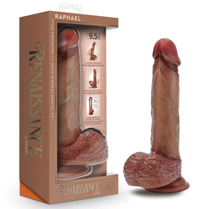 Renaissance by Blush® Raphael 9.5 Inch Realistic Dildo