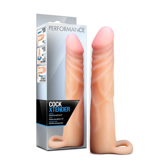 Performance By Blush® | Beige Cock Xtender: 2.5-Inch Penis Extender