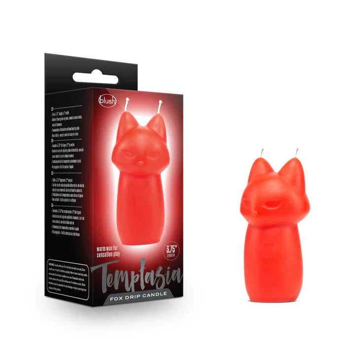 Temptasia By Blush® | Fox Drip Candle - Red