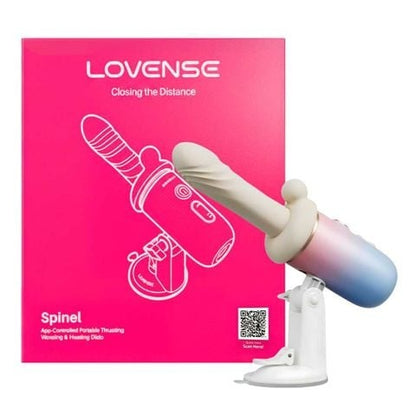 Lovense Spinel - App Control, Multi Attachment - Heating, Thursting  & Vibrating Dildo