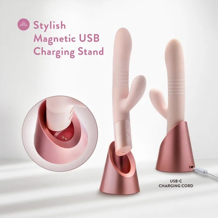 Blush Fraya - PINK - Vibrator With Stimulator