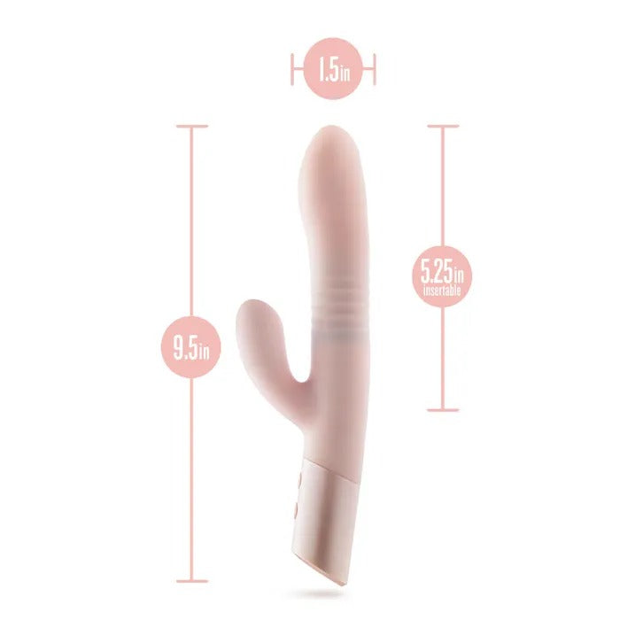 Blush Fraya - PINK - Vibrator With Stimulator