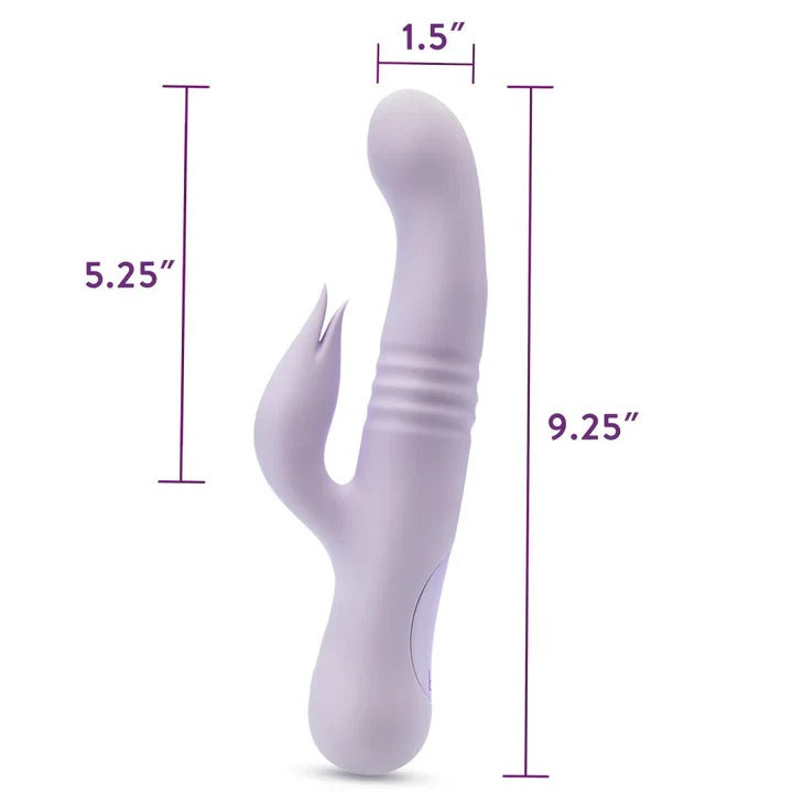 Blush Rylee 9.25 Inch G Spot  Dual Stimulation Rabbit