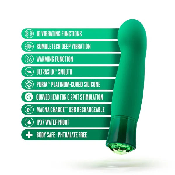 Blush Oh My Gem Enchanting Rechargeable Silicone G-Spot Vibrator