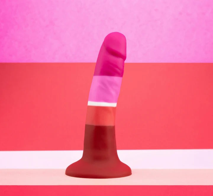 Avant By Blush® | Pride Beauty P3: Artisan 5 Inch Dildo with Suction Cup Base