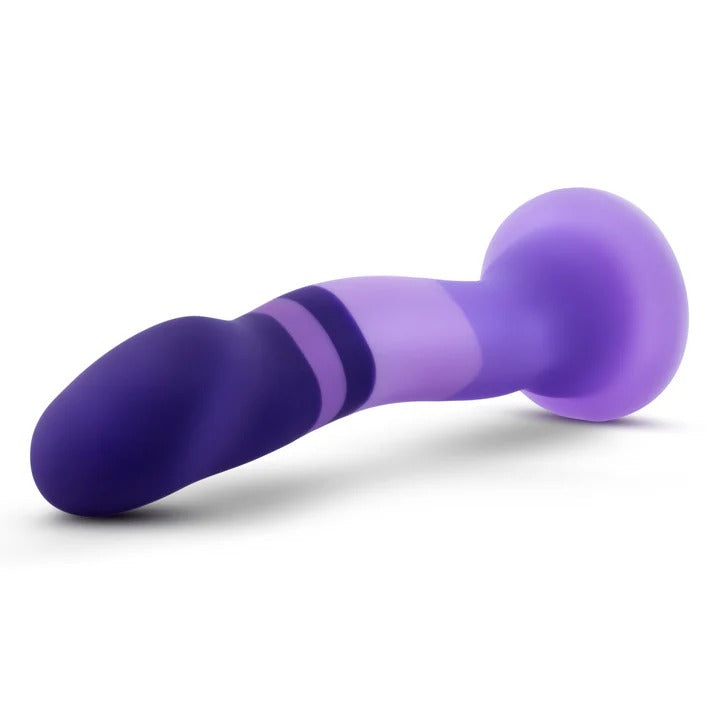 Avant By Blush® | Purple Rain D2: Artisan 7 Inch Curved G-Spot Dildo with Suction Cup Base