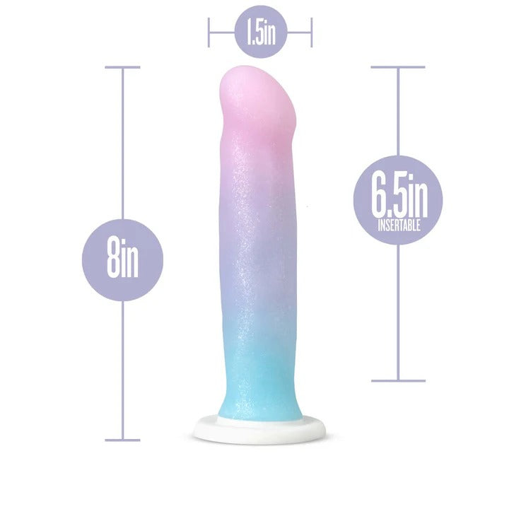 Avant By Blush® | Lucky D17: Artisan 8 Inch Dildo with Suction Cup Base