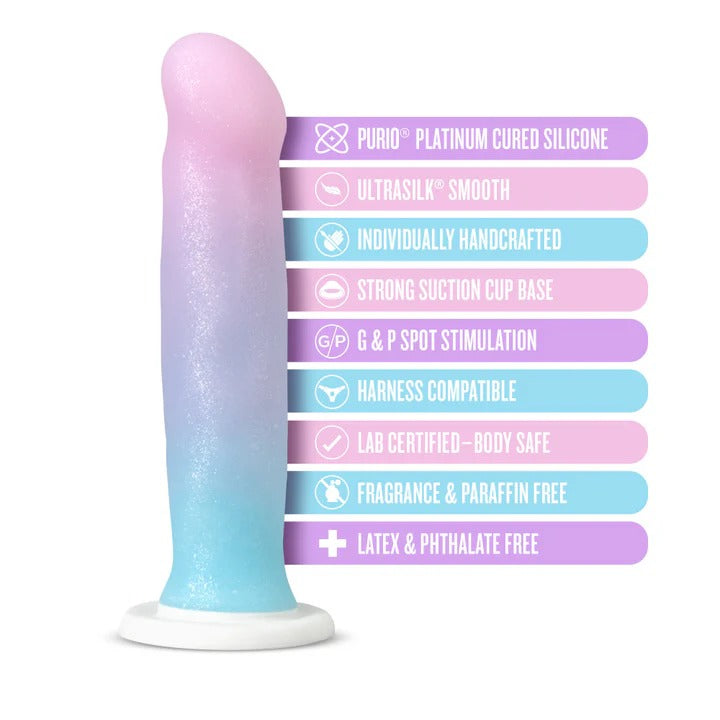 Avant By Blush® | Lucky D17: Artisan 8 Inch Dildo with Suction Cup Base