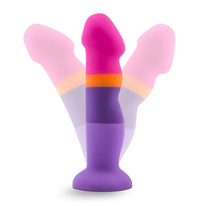 Avant By Blush® | Summer Fling D3: Artisan 8 Inch Curved G-Spot Dildo with Suction Cup Base