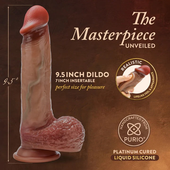 Renaissance by Blush® Raphael 9.5 Inch Realistic Dildo