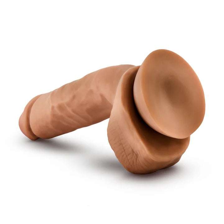 Dr. Skin Glide By Blush® | Realistic Mocha 8.5-Inch Long Self-Lubricating Dildo