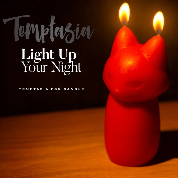 Temptasia By Blush® | Fox Drip Candle - Red