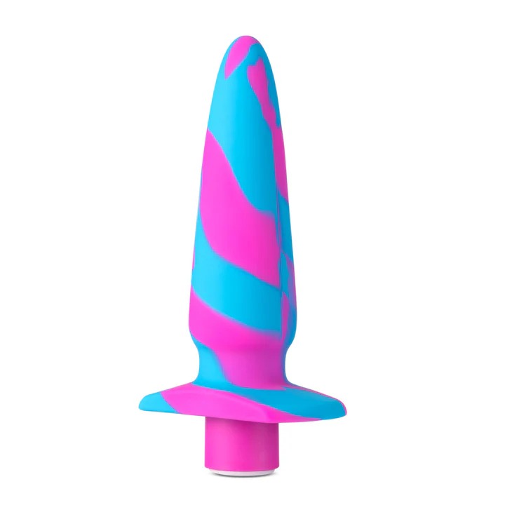 Avant By Blush® | Vibrotize Fuchsia: Artisan 5 Inch Powerful Vibrating Stayput™ Butt Plug