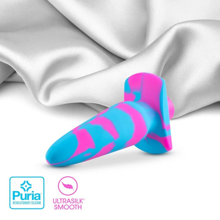 Avant By Blush® | Vibrotize Fuchsia: Artisan 5 Inch Powerful Vibrating Stayput™ Butt Plug