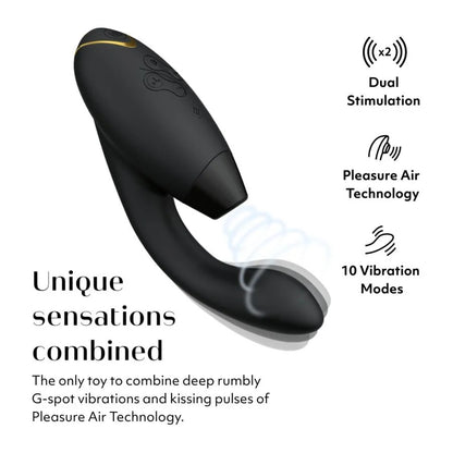 Womanizer Duo 2 Rechargeable Silicone G-Spot and Clitoral Stimulator