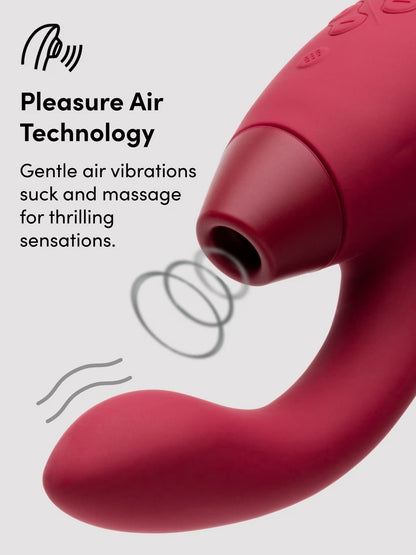 Womanizer Duo 2 Rechargeable Silicone G-Spot and Clitoral Stimulator