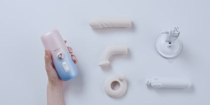 Lovense Spinel - App Control, Multi Attachment - Heating, Thursting  & Vibrating Dildo