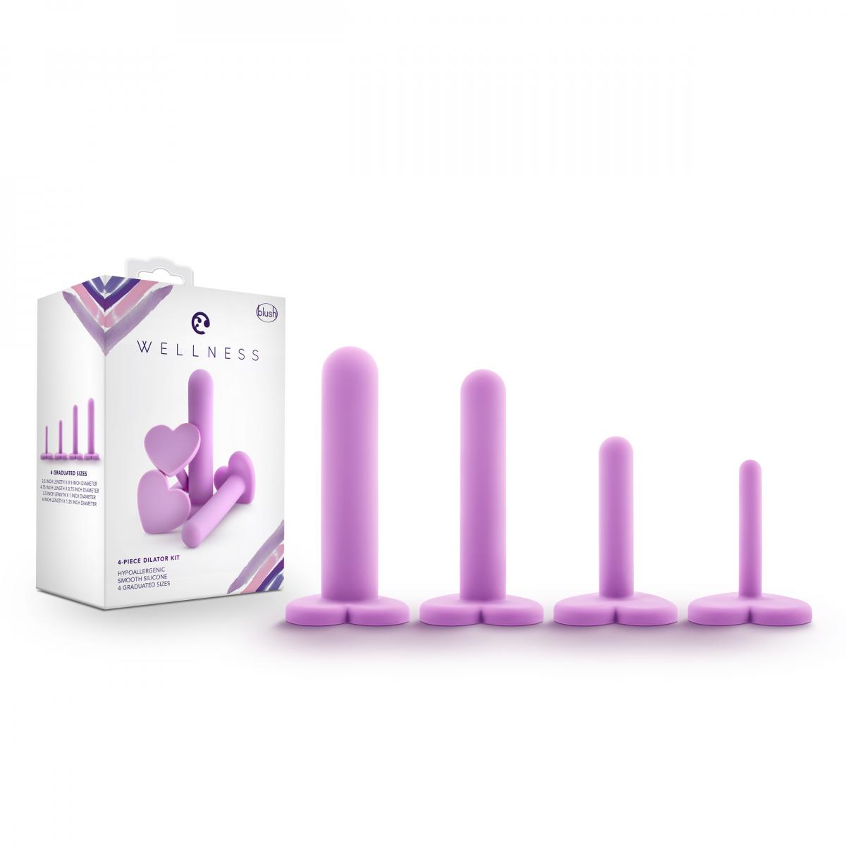 Blush Wellness Dilator Kit Purple 4 Pieces